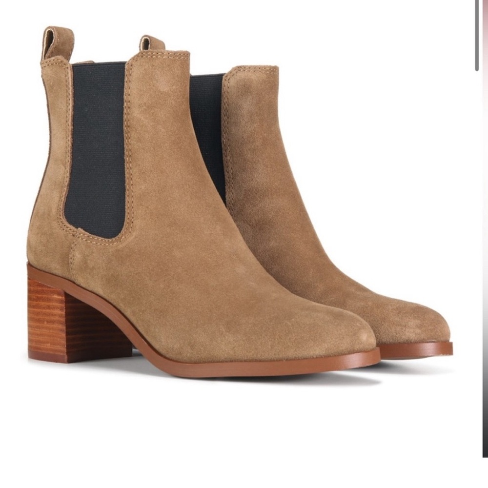 Steve Madden Rockwell Cognac Suede boots size 7